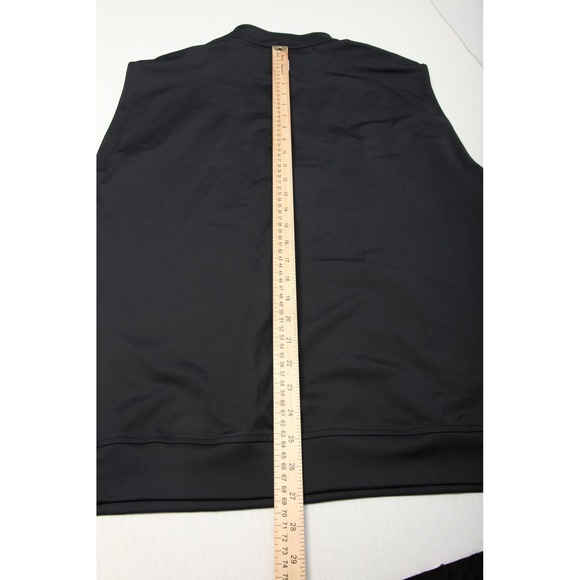 FootJoy Golf Vest Mens Large Black Quarter Zip Sleeveless Rochester Golf & CC - Picture 9 of 11